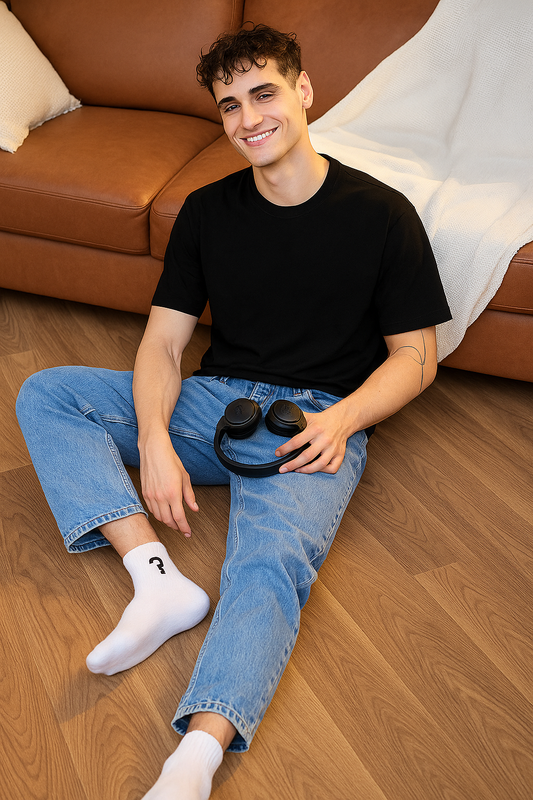 Black premium oversized T-shirt